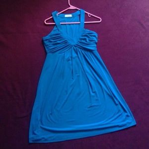 Calvin Klein Size 8 Teal Dress